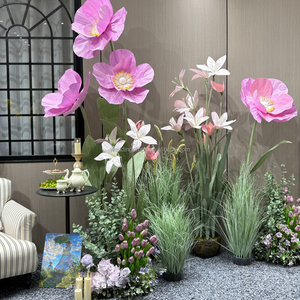 Flor <span class=keywords><strong>Gigante</strong></span> de Papel Crepé, Decoración para Bodas, Flor de Papel para Exhibición en Escaparates Comerciales, Adorno Floral - Product Image 4