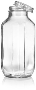 Pot <span class=keywords><strong>en</strong></span> <span class=keywords><strong>verre</strong></span> carré clair 16 oz de 500 ml, avec couvercle <span class=keywords><strong>en</strong></span> métal et <span class=keywords><strong>en</strong></span> argent, pour jus à la maison, facile à utiliser pour les voyages, livraison gratuite - Product Image 3
