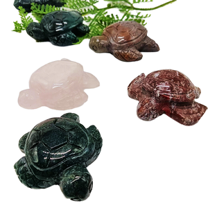Hot Sale Crystal Turtle Figurine <b>Tortoise</b> <b>Gift</b> Crystal Carving Polished Craft Spiritual Healing Collectible Crystalsbydua - Product Image 1