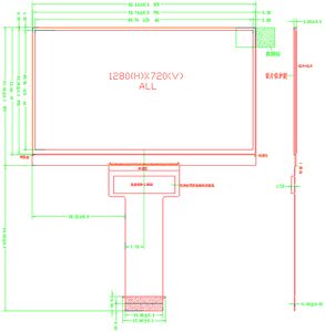 3.97 inch 1280*720 720P Projector <strong>LCD</strong> FOG <strong>Screen</strong> without <strong>Backlight</strong> 4inch HD Resolution IPS <strong>LCD</strong> Display Panel LVDS 30 Pin FPC - Product Image 5