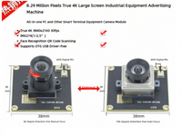 Module de caméra USB 8MP True 4K 30fps IMX274, caméra industrielle pour PC et appareils Android