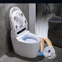 Toilette intelligente monobloc avec automatisation complète