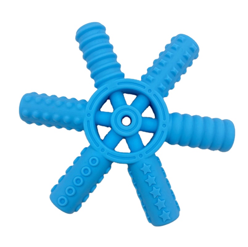 Детский силиконовый Прорезыватель для зубов, жевательная трубка с мотором для полости рта, игрушки для сенсорной терапии при аутизме, инструмент для речевой терапии