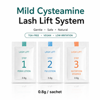 Kit professionnel de rehaussement de cils coréen, formule à la cystéamine, OEM ODM, marque privée, fabricant de rehaussement de cils, vente en gros, végétalien