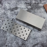 Boîte pour cigarettes en acier inoxydable, boîte en acier inoxydable de qualité supérieure avec accessoires de Barbecue pour Grill d'extérieur et cuisine