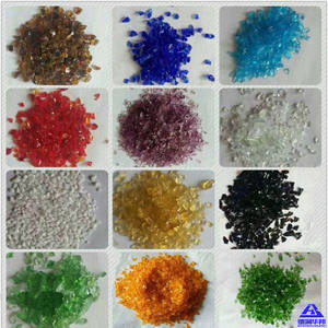 Blocs de verre décoratifs de <span class=keywords><strong>cage</strong></span> en pierre d'aménagement paysager de réservoir de poissons en verre bleu de mer <span class=keywords><strong>avec</strong></span> des <span class=keywords><strong>cailloux</strong></span> en plusieurs couleurs, y compris l'or - Product Image 3