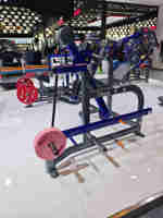 Machine de musculation professionnelle Rosen Steel Heavy Duty Glute Quad Trainer à charge par plaques, réglable, avec presse à jambes pendulaire et garantie de 10 ans