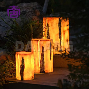 3d <b>Tree</b> Stump Shaped Led <b>Light</b> Customized Ip65 Resin & Fiberglass <b>Outdoor</b> Garden Lighting For <b>Christmas</b> Festival Decorations - Product Image 5
