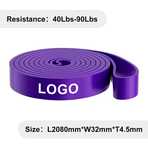 Heavy Duty 2080mm Latex Resistance <b>Bands</b> Power Training <b>Bands</b> Strength <b>Workout</b> <b>Bands</b> Factory - Product Image 5