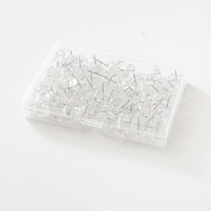 หมุดพินแบบกดรูปหัวใจหลากสีโปร่งใส100ชิ้น - Product Image 5