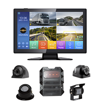 10 AI AHD Monitor BSD Zone aveugle à 4 canaux pour camion de véhicule