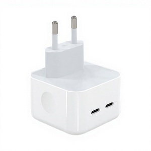 อะแดปเตอร์ชาร์จไฟ USB แบบติดผนัง ช่องเสียบคู่ Type-C ชาร์จเร็ว QC3.0/PD3.0 35W ป้องกันไฟเกิน/โอเวอร์เทอร์มอไลซ์ ปลั๊กแบบพับได้สำหรับโทรศัพท์มือถือ สำหรับ iPhone - Product Image 4