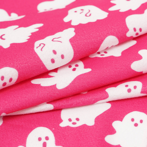 Tùy Chỉnh Màu Hồng Dễ Thương Halloween Mẫu Thăng Hoa In Bé Chăn Trang Trí Nội Thất Gối Trường Hợp May Bông <span class=keywords><strong>Flannel</strong></span> Lông Cừu Vải - Product Image 3