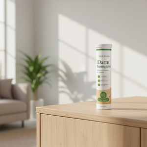 Darm <span class=keywords><strong>Komplex</strong></span> Efervescente - Cultivos Bacterianos + Vitaminas del Grupo <span class=keywords><strong>B</strong></span> para la Salud Intestinal, Naranja, OEM ODM Marca Privada - Product Image 2