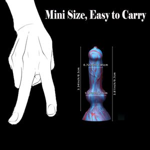 <span class=keywords><strong>Dildo</strong></span> <span class=keywords><strong>Mini</strong></span> de Silicone em Forma de Cachorrinho 9.2CM, Brinquedo Estimulante para o Ponto G para Mulheres ou Casais, Venda Quente na Amazon - Product Image 5