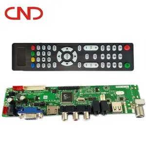 LCD LED TV Parts with Invert screen Function V59 V56 universal tv motherboard