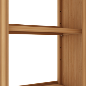 <span class=keywords><strong>Meuble</strong></span> de rangement en bambou pour toilettes avec étagère et placard, organisateur de salle de bain gain de place <span class=keywords><strong>au</strong></span>-<span class=keywords><strong>dessus</strong></span> des toilettes, mobilier naturel OEM - Product Image 5