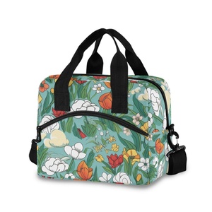 Customized Print Lunch Cooler Bag Thermal Lunch Box Simple Insulated Cooler Bags - Product Image 1