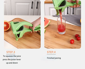 उच्च गुणवत्ता वाले मल्टी-फंक्शनल मिनी पोर्टेबल जूसर हैंड प्रेस सब्जियों के लिए नींबू फल जूसर - Product Image 5