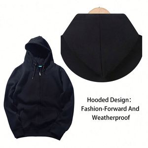 Sudaderas con capucha extragrandes de diseño de alta calidad para hombre, personalizadas al por mayor, con bordado recortado, estilo lavado para otoño - Product Image 5