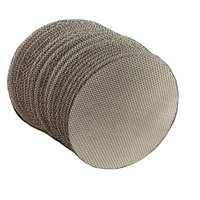 Saringan Filter Ekstruder Sirkular Baja Tahan Karat 40 Mesh 60 Mesh untuk Ekstruder Kantong Plastik