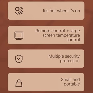 เครื่องทำความร้อนแบบตั้งโต๊ะ กำลังไฟสูง พร้อมหน้าจอดิจิตอล เครื่องทำความร้อนไฟฟ้า เงียบ ให้ความร้อนรวดเร็ว พัดลมเป่าลมอุ่น สำหรับให้ความอบอุ่นในบ้าน - Product Image 6