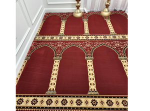 The Huge Manufacturer Provides the Affordable Luxury 100% Polyester Printed or Hand Tufted Muslim Masjid Prayer Carpet Rug Wall - Product Image 5