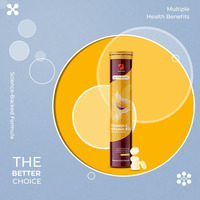 Comprimé effervescent saveur fruitée pour l'exercice, électrolytes, vitamines C et B12, stimulant immunitaire, anti-fatigue pour adolescents