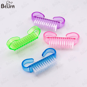 Gran oferta, limpieza rosa, pedicura, manicura, mango de limpieza, agarre, cepillo limpiador de uñas, uñas, cepillos para polvo - Product Image 6