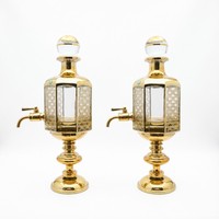 Bouteille de présentation en verre vide de 450 ml pour huile d'Attar et d'Oud, avec robinet, vente chaude directe usine