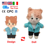 Peluches personnalisées de haute qualité, peluches de mascotte, logo d'entreprise, peluches d'anime, poupées, oreillers, peluches personnalisées