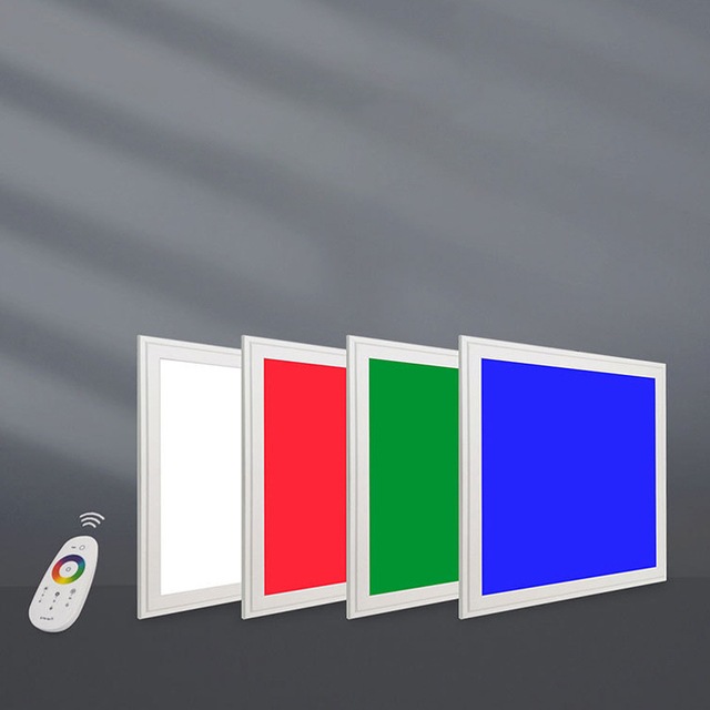 High Brightness Aluminum Light Guide Plate 24W 36W RGB RGBW LED Flat Panel Light for Living Room Office 5-Year Warranty