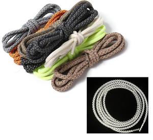 Шнурки для шнурков высокой интенсивности Светоотражающие черные полиэфирные светоотражающие шнурки для 350 - Product Image 4