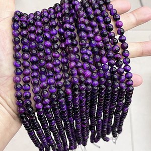 <span class=keywords><strong>Perles</strong></span> rondes en œil de tigre vert naturel 6mm 8mm, pierres précieuses en vrac pour la fabrication de bijoux, bracelet et collier DIY, brin de 15 pouces, qualité AAA - Product Image 5