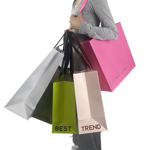 תיק קניות נייר מתנה אישית שקיות נייר בגדים נעליים קרטון אריזה נעליים קראפט שקית עם ידית - Product Image 6