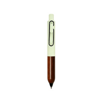 Stylo Gel Personnalisé en Bois de Santal, Action à Pression, Format de Poche, Pointe 0,5 mm, Centre de Gravité Bas, Couleur Morandi, Clip Métallique, Stylo d'Écriture