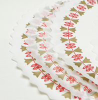 Individuell Bedruckte Backpapier-Kuchenformen zum Einlegen in Runde Backformen mit Pergamentpapier