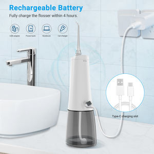 Vente chaude Irrigateur Oral Nettoyeur De Dents Pas Cher En Gros Portable IPX7 Étanche Fil Dentaire Électrique Hydropulseur - Product Image 3
