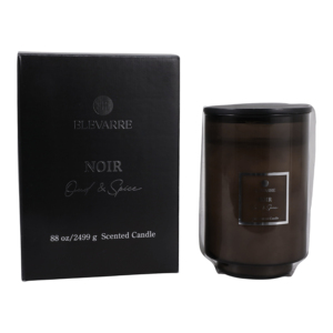 Bougie décorative parfumée en verre grand format pour salon, chambre et salle de bain - Product Image 2