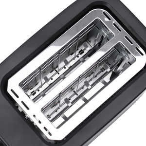 <span class=keywords><strong>Grille</strong></span>-<span class=keywords><strong>pain</strong></span> mural en métal 2 fentes 700W avec contrôle électronique variable de la minuterie, bac à miettes amovible et facile à nettoyer - Product Image 4