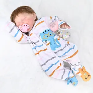 Sweet Sleeping Reborn Baby Doll Realista Vinilo suave Realista Dormir Recién nacido Baby Dolls Nuevo diseño