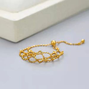 Xinfly Vente en gros Bijoux en or massif Au750, Bague chaîne de doigt réglable en or véritable 18 carats, motif dentelle, tendance et délicate, pour Femme et Fille - Product Image 5