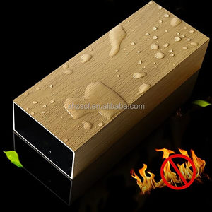 Trang trí Anodized nhôm ống ngoài trời NHÔM VUÔNG Ống gỗ hạt hình chữ nhật nhôm phần hàng rào Bảng điều chỉnh hồ sơ - Product Image 4