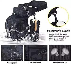 Offre Spéciale multifonctionnel tactique randonnée en plein air voyage goutte jambe taille sac Pack bouteille d'eau pêche outil pochette - Product Image 3