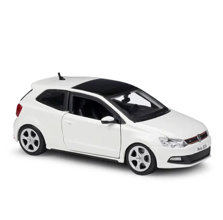 ブラーゴ1:24フォルクスワーゲンPOLO GTI MARK5シミュレーション合金車モデルおもちゃの装飾品ギフトダイキャストおもちゃの車