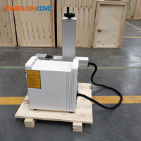 Machine de gravure laser 3D dynamique pour métaux 60W 80W 100W JPT MOPA M7 pour marquage et gaufrage 3D sur métaux courbés
