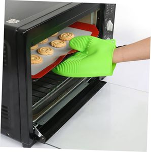 Gant de four en silicone de haute qualité en forme de deux doigts, gant de cuisine en silicone - Product Image 6