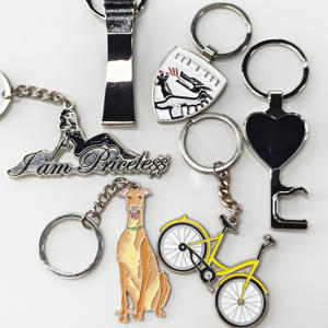 Design Bottle Opener Rubber Bangle Leather <b>Split</b> Metal Custom Logo Key Chain <b>Ring</b> Key <b>Ring</b> - Product Image 1