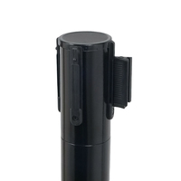 Barrière de sécurité intérieure extensible Tapis rouge Poteaux de passerelle VIP Contrôle des foules en plastique Barricade Q Manager Belt Post Stanchions