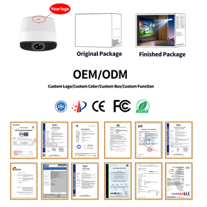 Proyector de Cine Toumei Q7 1080P/4K Compatible con Android 9, <span class=keywords><strong>Netflix</strong></span>/YouTube/Google TV Integrados, Duplicación por Cable, Aplicaciones Gratuitas |   Portátil - Product Image 5